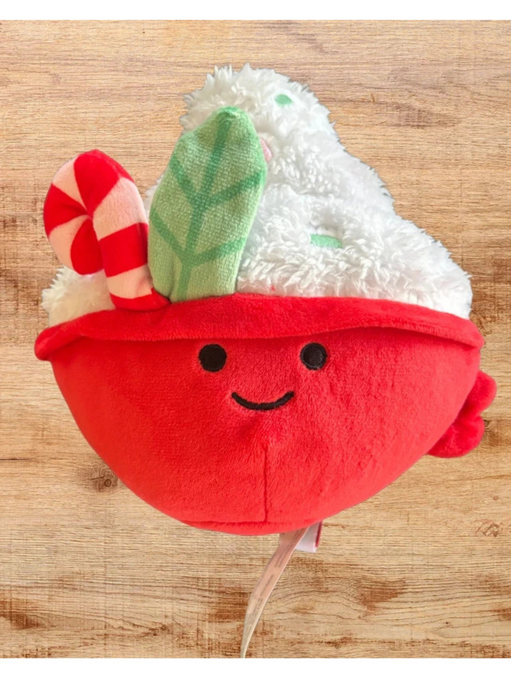 American Greetings Peppermint Ice Cream Plush Christmas Holiday Stuffed Toy